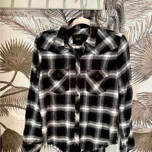 Rails flannel button down size XS